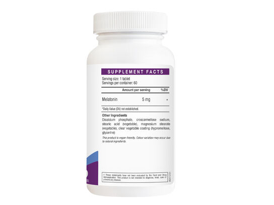 Viên Uống Cải Thiện Chất Lượng Giấc Ngủ Melatonin 5mg