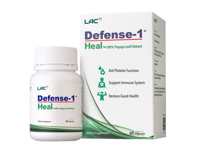 Viên Uống Tăng Cường Sản Xuất Tiểu Cầu Defense-1 Heal - 100% Chiết Xuất Lá Đu Đủ