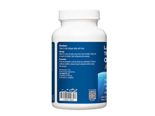 Viên Uống Dầu Cá Bổ Sung Omega và Hỗ Trợ Tim Mạch Trimax™ Omega Fish Oil Mini